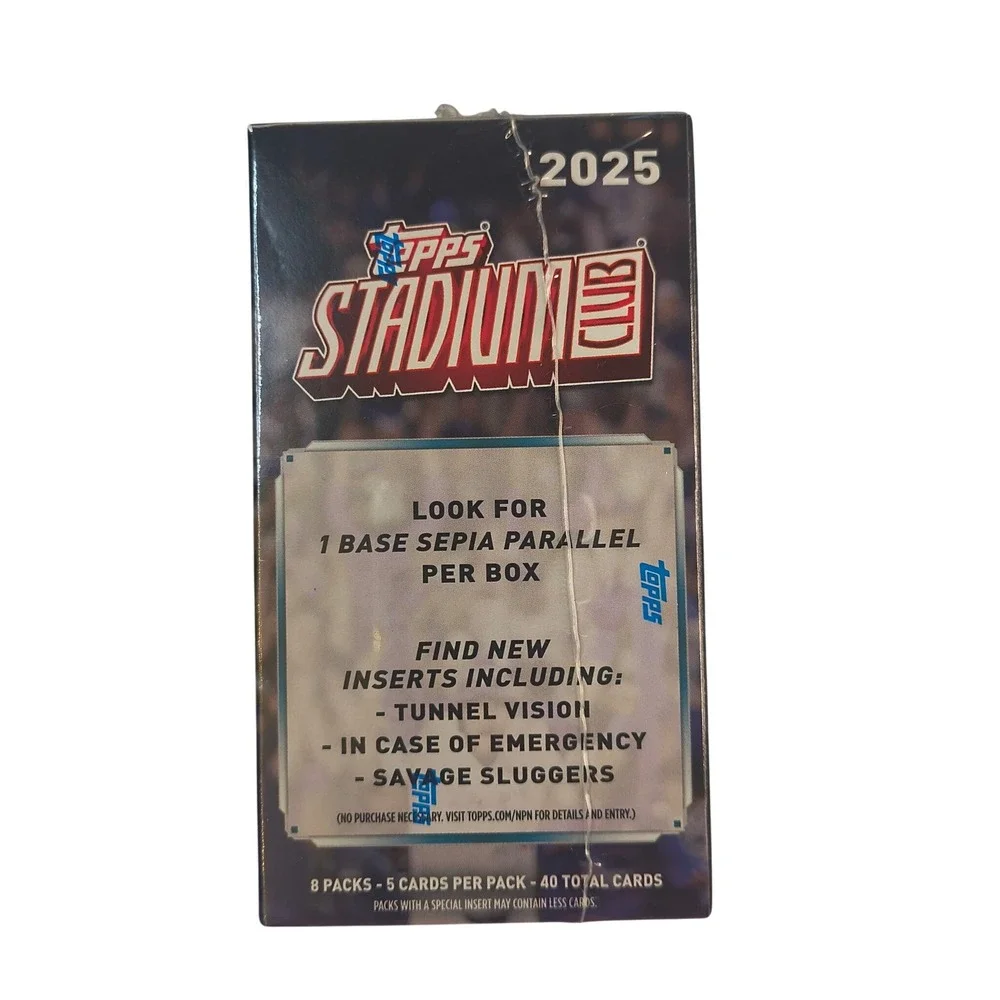 2025 Topps Stadium Club Baseball Value Box Sealed Lime Green Parallels MLB NEW